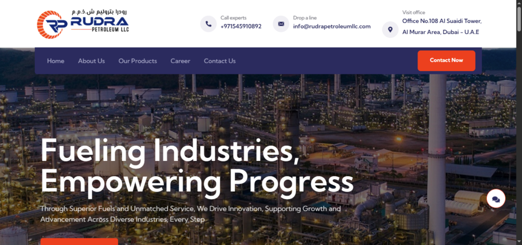 Rudra-Petroleum-LLC-Dubai website design